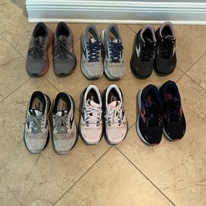 6 pairs of Brooks Adrenaline women’s running shoes